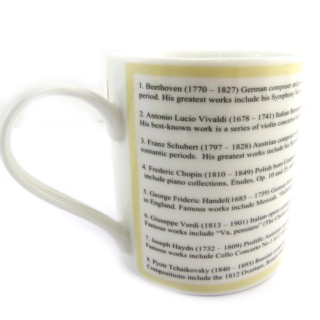 Les Trésors De Lily [N0849] - Creative Mug 'Composers' - Music