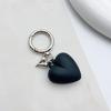 Colorful Heart Keychain Love Shape Bag Charm Pendant Decoration Handmade Jewelry