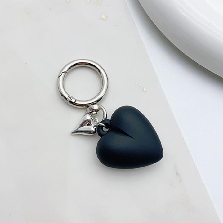 Colorful Heart Keychain Love Shape Bag Charm Pendant Decoration Handmade Jewelry