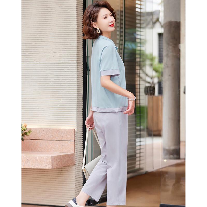 Paster Women's Retro Chinese Style Summer Sportswear Set