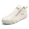 Fashion British Style Fashion Short Boots Men  Luxury Leather Anti Slip Comfortable Work Shoes Outdoor Travel Sports Casual Shoes 2024