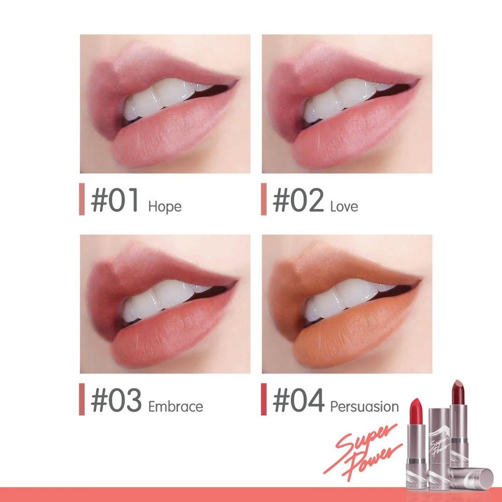 Cute Press Superpower Silky Matte Lipstick 3.7 G - Thai Cosmetic Make Up