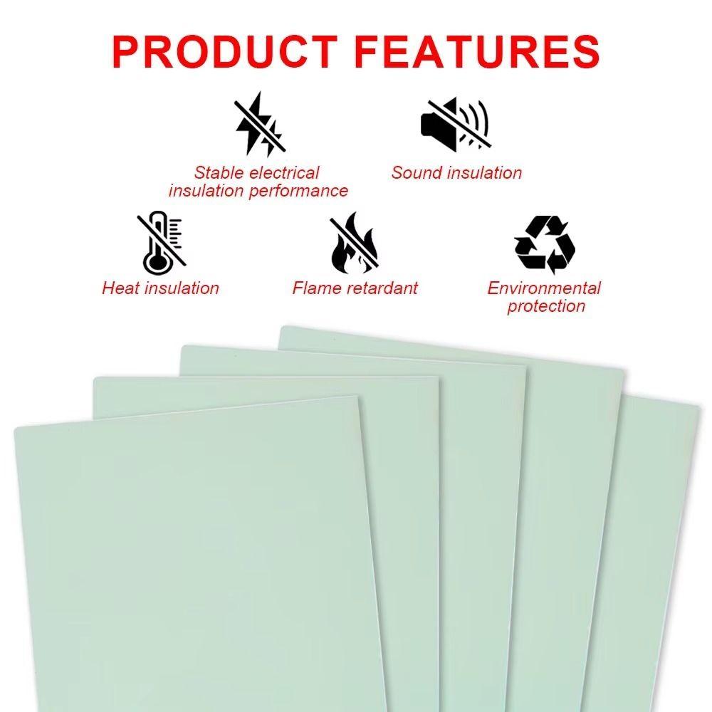 Světle zelená epoxidová deska Vysokoteplotně odolná izolační deska Pro DIY použití bateriových sad