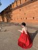 Women's Sexy Backless Red Slip Dress - Perfect for Beach Vacations and Photos
