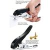 Hole Punch 8mm/10mm Heavy Duty Paper Hole Punch Set with Countersink Drill Hole Puncher Single Hand Held Long Hole