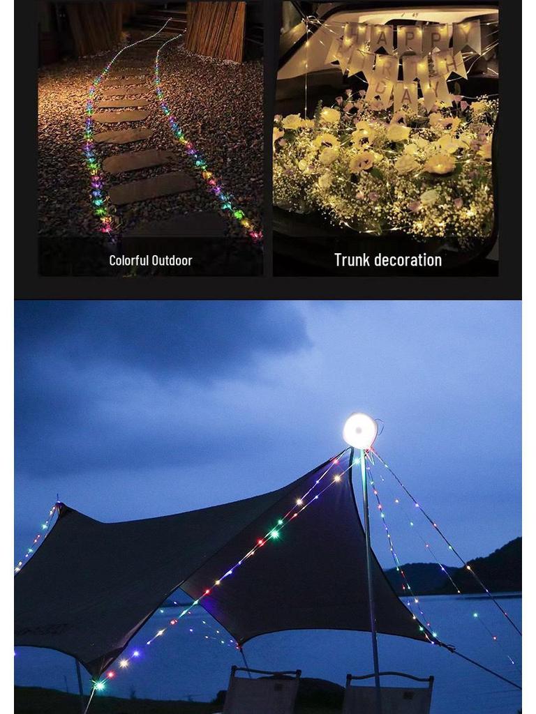 10m Rechargeable LED Light Strip with Built-in 1800mAh Battery for Atmosphere and Decor