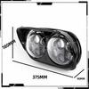 Harley Road Glide 5.75" 90W LED Dual Headlight for Non-destructive Modification