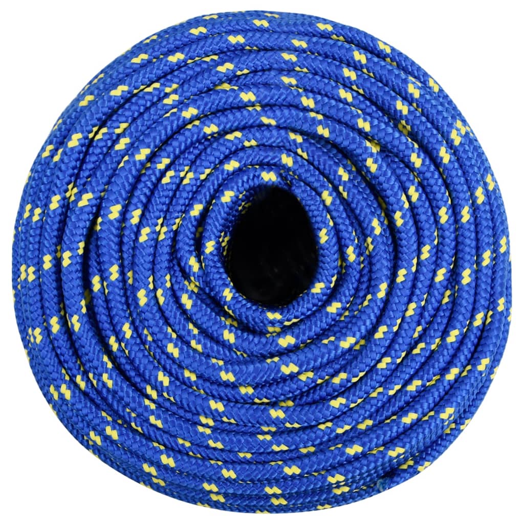 Vidaxl Linka Żeglarska, Niebieska, 10 Mm, 500 M, Polipropylen