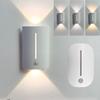 Eye Friendly Motion Sensor Night Light 3 Colors Adjustable LED Wall Sconce Soft Lights Linkage Sensor Light Fixture