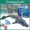 Exciting 24g Remote Control Floating Water Dinosaur Toy With Spray Feature For Kids