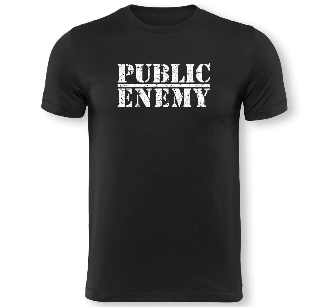 Public Enemy Black T-Shirt I breathable Polyester I Hip-Hop music festival Tee S