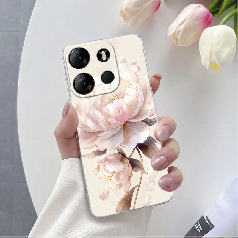For Infinix Smart 7 Smart 6 HD Plus Case Luxury Protective Cover For Infinix Smart 5 India Marble Clear Soft Silicone Phone Case