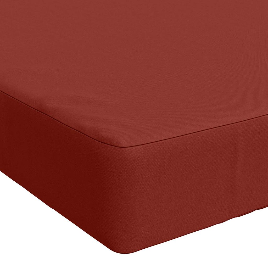 2 Piece Bench Cushions SOEST 2 Pcs. 100percent Polyester Red