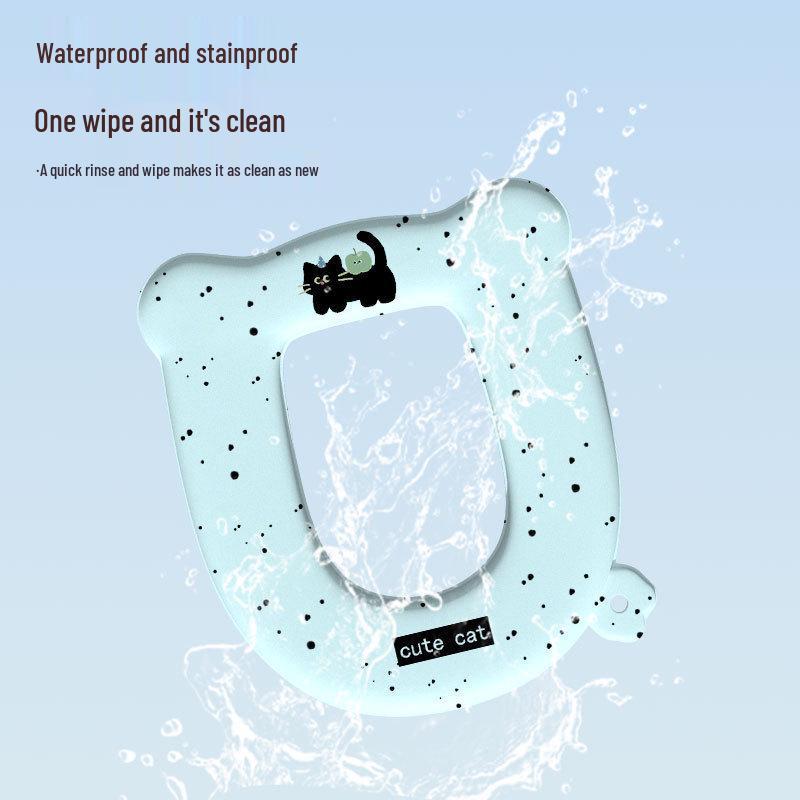 Universal Waterproof Toilet Seat Cover 2026 - Thickened, All-Season Pad for Home Use