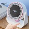 Tragbarer Ventilator für Büro, Reisen, Schreibtischventilator, USB-wiederaufladbar, Persönliche Kühlung mit einstellbarem, leisem Luftzirkulator, Schlafzimmer-Luftstrom, Wohnheim
