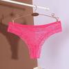 Transparent Mesh Briefs Women Low Waist Romantic T Panties Mesh Sheer Lace Thong  Ladies Girls Gift