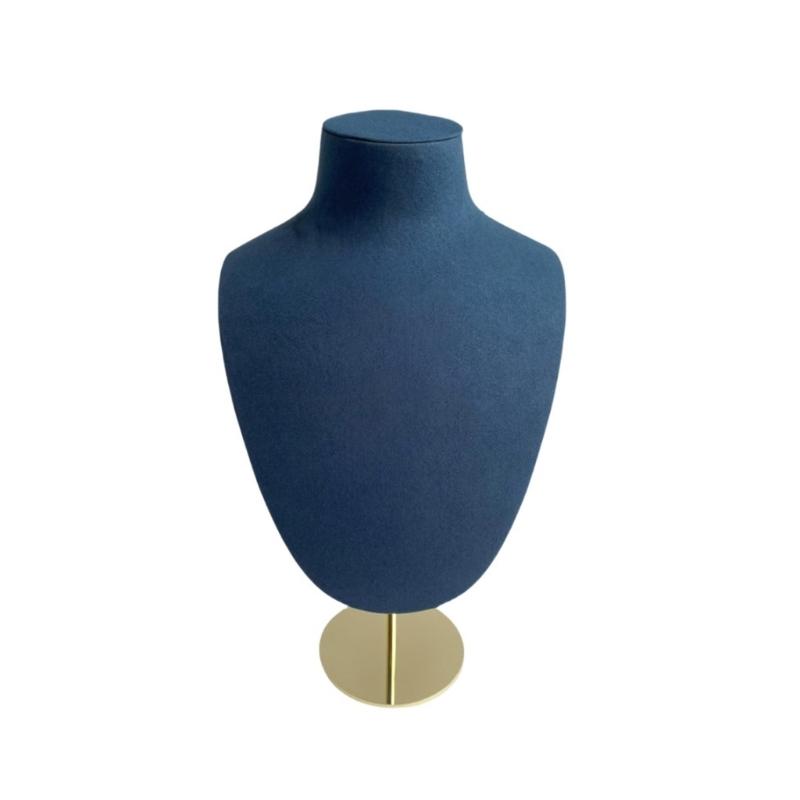 Mannequin Shaped Necklace Showcase Stand Stylish Portrait Model Jewelry Holder Tabletop Neckchain Pendant Display Rack