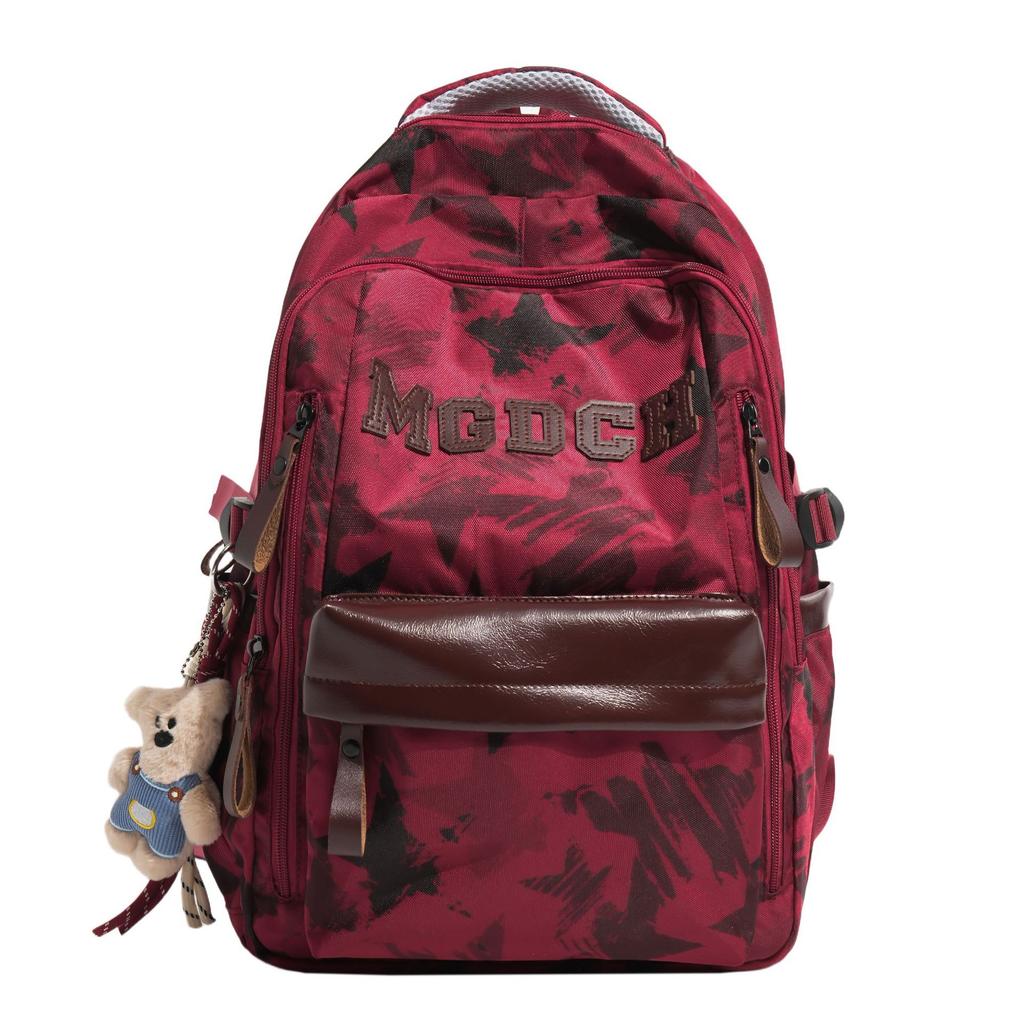 Schoolbag new street feel cool niche camouflage backpack junior high school students class holiday play to reduce the burden leisure bag