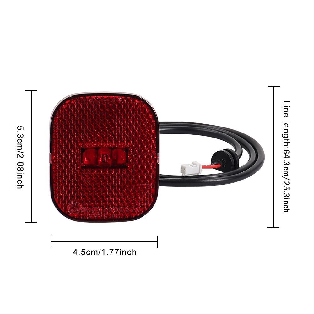 Waterproof Rear Taillight Red Rear Fender Light Parts New LED Lamp for Ninebot by Segway Max G2