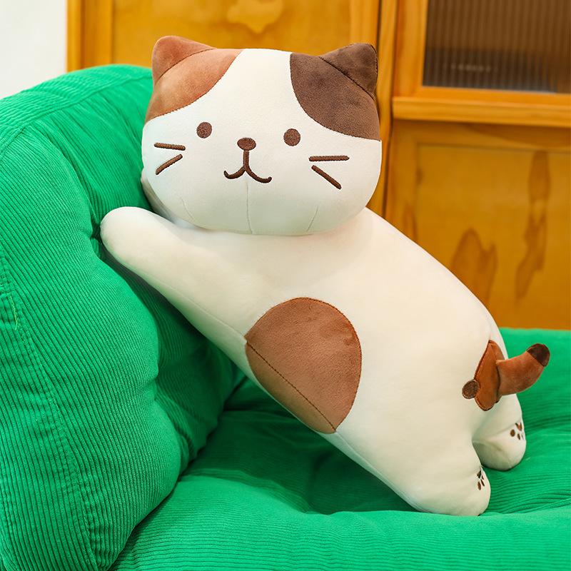 Party Cheese Cat Plush Toy Doll Cute Cat Throw Pillow Three-color Cat Doll