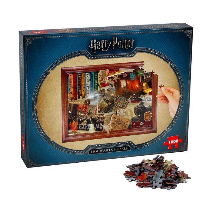 Puzzle - WINNING MOVES - Harry Potter - 1000 pièces - Poudlard - Thème Fantastique