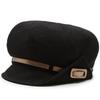 Korean Style Face-Slimming Octagonal Beret for Large Heads - Fashionable, Versatile, Small-Brim Fisherman Hat for Spring and Autumn
