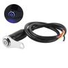 12V Stainless Steel Motorcycle Handlebar Switch LED Modification Bracket Control Push Button