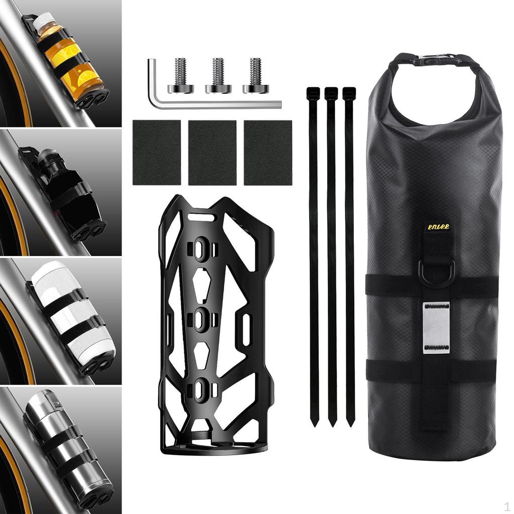 Bike Bottle Holder for Rear Frame - Easy Attachment