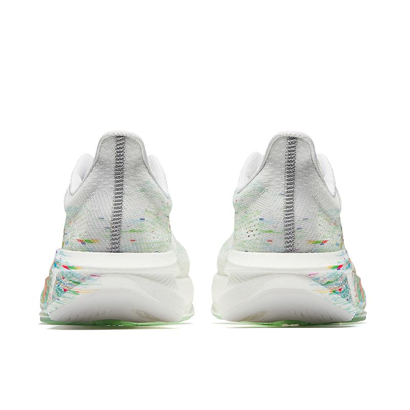 Anta Cushioning Abrasion Resistant Rebound Low top Nitrogen Technology Training Racing Running Shoes Men's White Green Sneakers 112525584-7