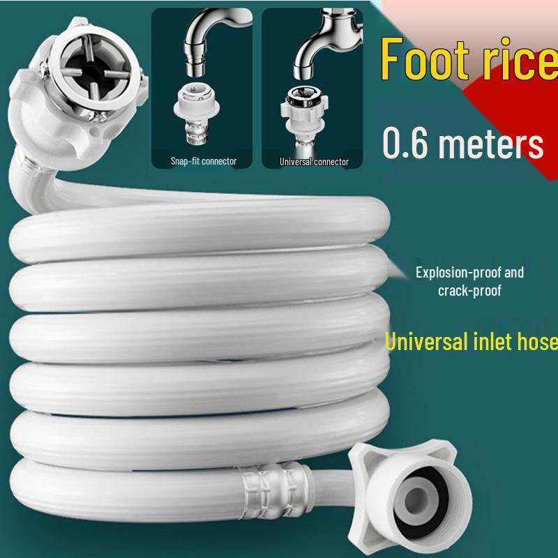 Anti-Detachment Extended Water Inlet Hose for Fully Automatic Washing Machine