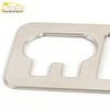 Mustang T70 Headlight Control Switch Decorative Frame in Stainless Steel