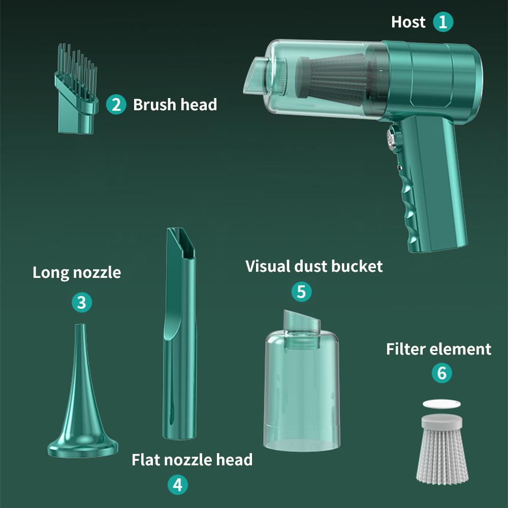 Wireless Car Vacuum Cleaner Portable Cleaner for Home Appliance Poweful Cleaning Machine Car Cleaner for Keyboard