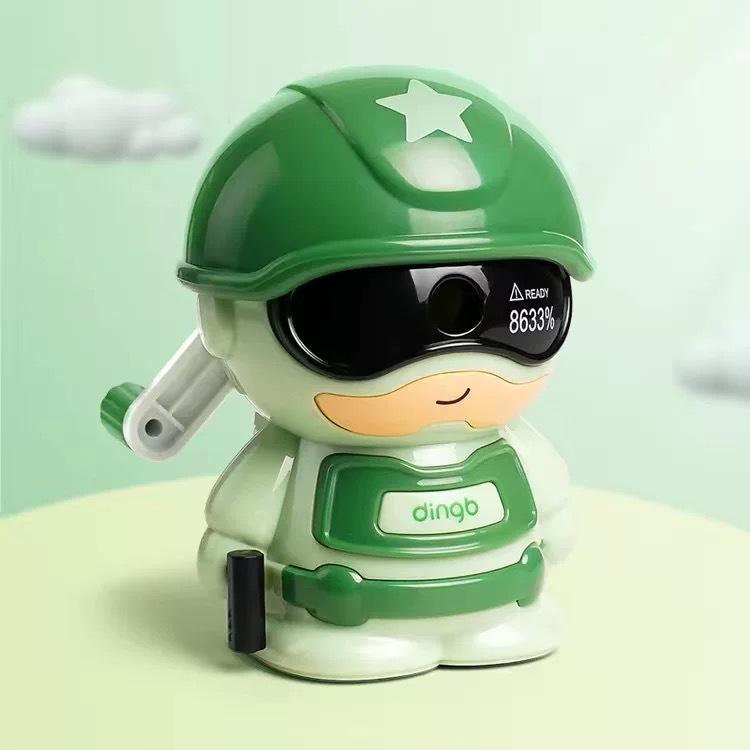 Dingbang animacinis rankinis pieštukų drožtukas vaikams ir darželio mokiniams