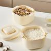 Protective Square Style Lunch Box Manufactured Using Safe Plastic Convenient Gym Meal Container For Active everyday