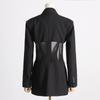 2025 Spring Trend: High-Grade V-Neck Mesh Hot Girl Suit Jacket for Women