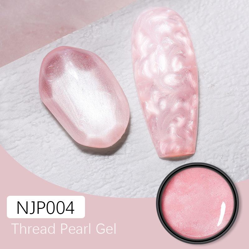 

Перламутровый клей для ногтей с нитями 7 мл Перламутровый мелковспышечный поляризованный фототерапевтический клей