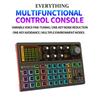 Computer and Mobile Phone Live Streaming Sound Card for Online Singing Chatting Live Video Streaming 3 Reverberation Singing ModesCelsius9 Scene Modes