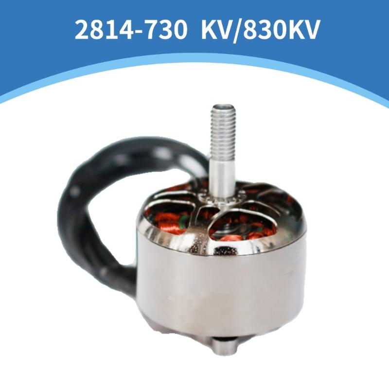 High Efficiency Drones Motor 2814 Series Precisions Bearings, Anodized Metal, 3-6S 730KV 830KV Power
