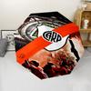 Club Atlético River Plate Print Automatic Umbrella, 8 Rib Iron Frame, Plastic Handle, Suitable for Outdoor Travel &Daily , Ideal Gift