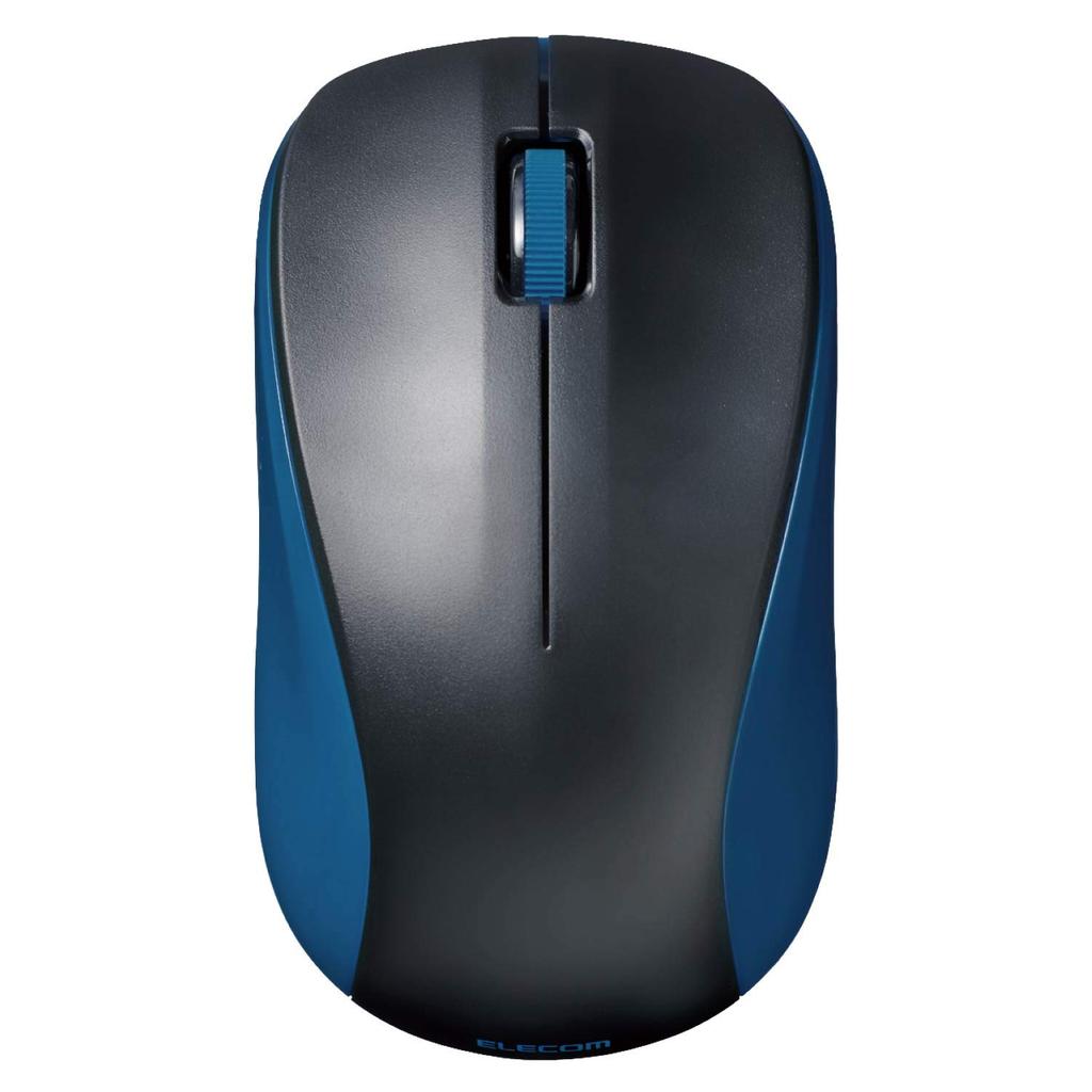 ELECOM Bluetooth 3 Medium Compatible with macOS iOS Blue Mouse, Buttons, Size, / / iPadOS, (M-BY11BRBU)