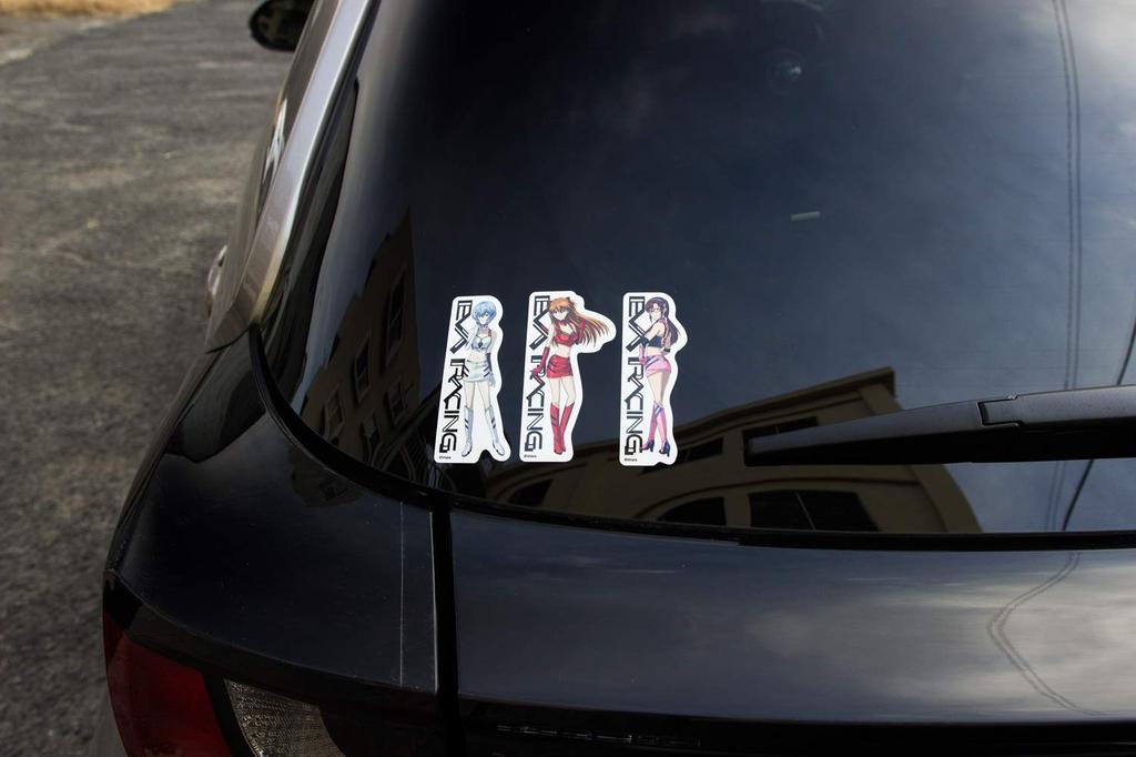 Evangelion Racing EVA Racing Sticker Asuka Race Queen Character Sticker Anime Licensed Product LCS1231 Gs Official Goods