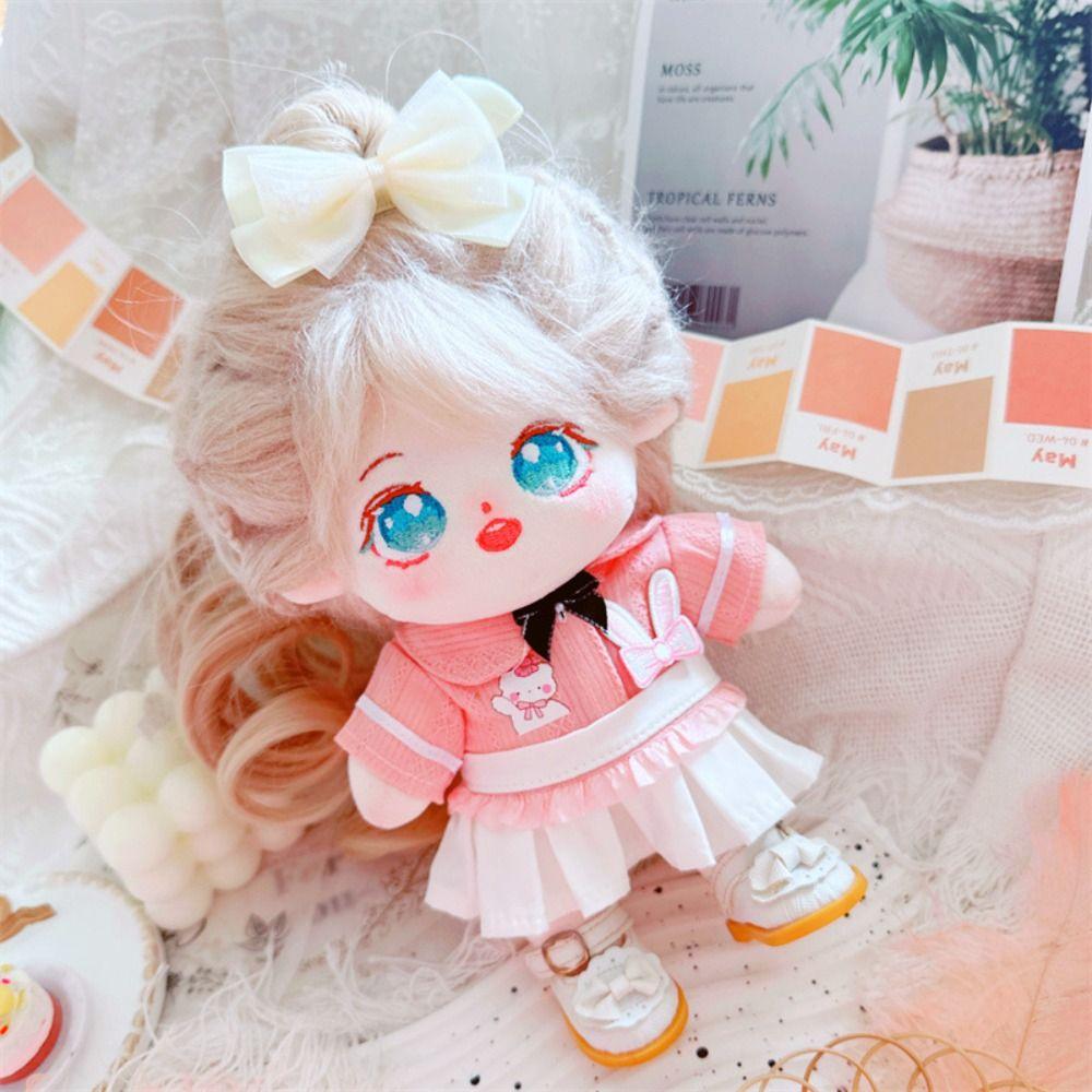 Schöne Frühlings- und Sommerkleider, Baumwollpuppen-Prinzessinnenkleider, hochwertiger Puppenrock, 20 cm lange Baumwollpuppe