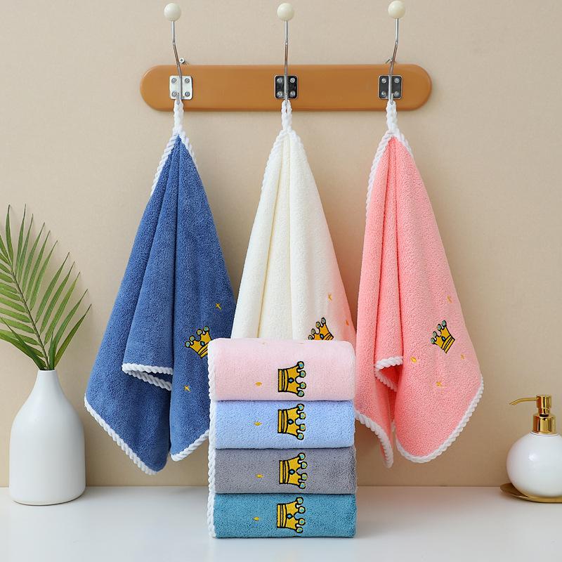 Thickened Absorbent Adult Embroidered Towels for Couples and Children