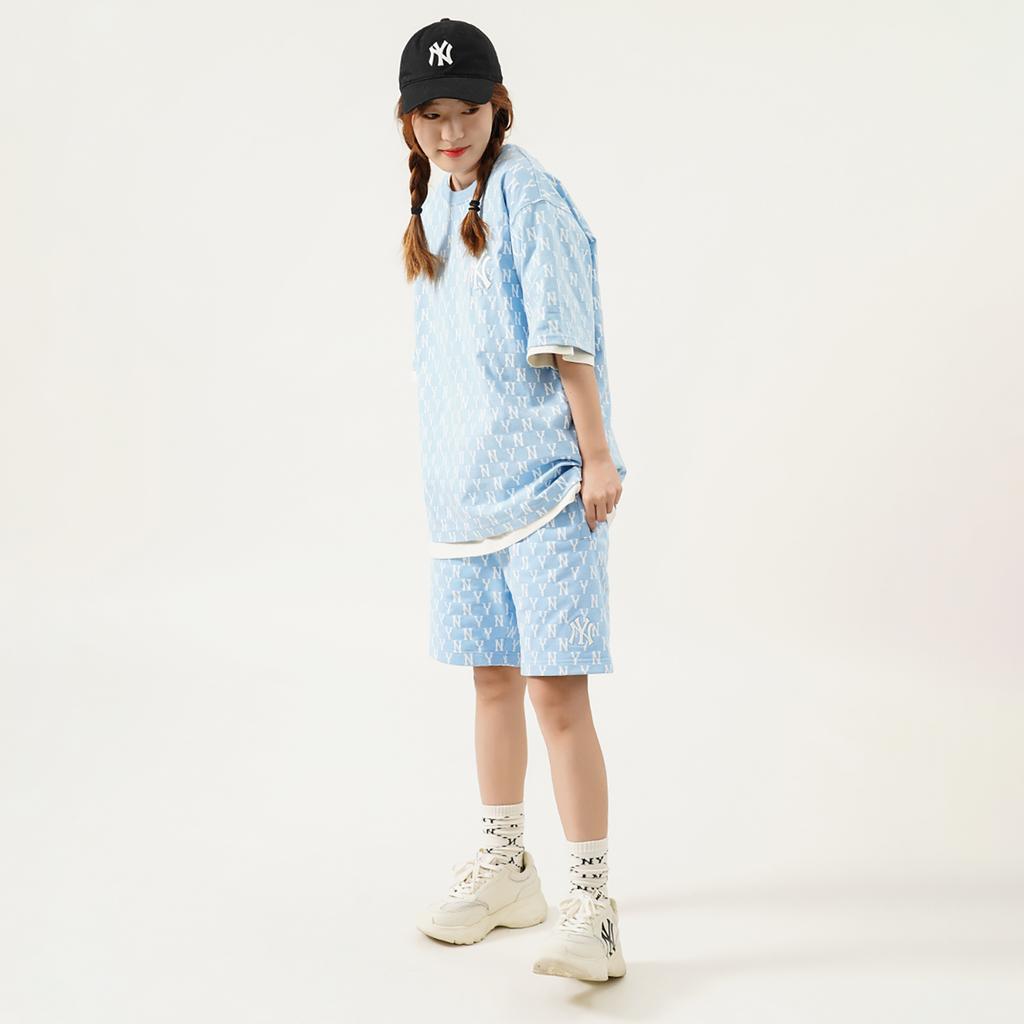 New MLB New York Yankees Casual Shorts Unisex Blue 3ASPM0123-50BLL