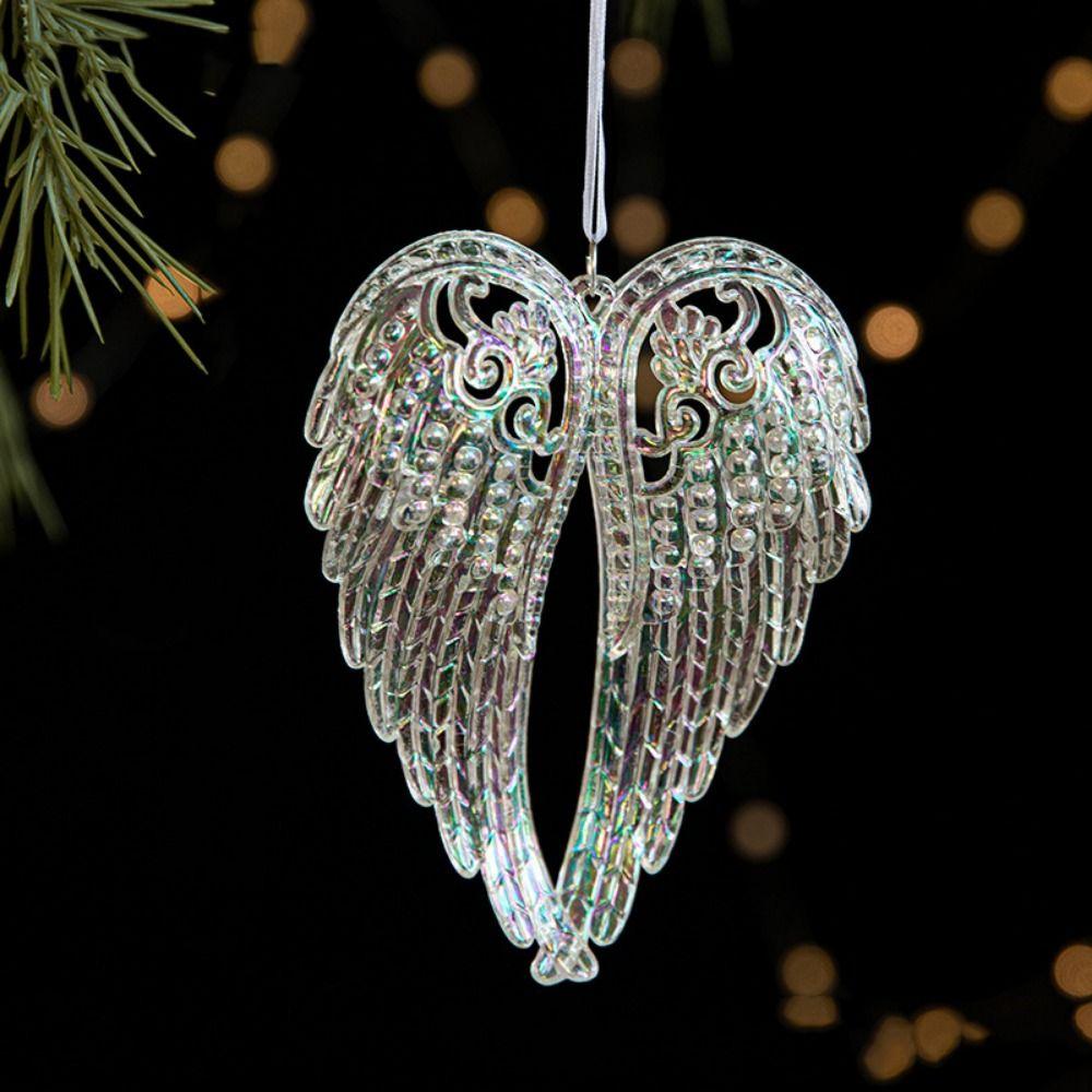 Colorful Christmas Tree Acrylic Pendant Plastic Ice Crystal Pendant New Year