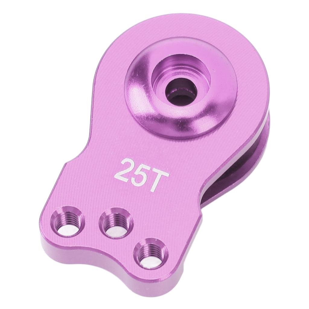 Servo Saver 25T Aluminum Alloy Replacement Lightweight Universal Servo Arm for 110 RC Car Purple