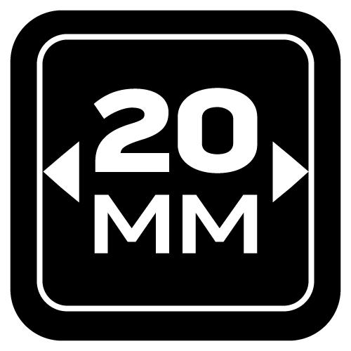 Podkładki filcowe samoprzylepne, jasnobrązowe 20x20 mm, 20 szt.
