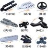 Steering Arm MOC Building Blocks 32195 6572 2819 57515 6571 4423 15459 32069 15460 Technical DIY Car Accessories Bricks Toys