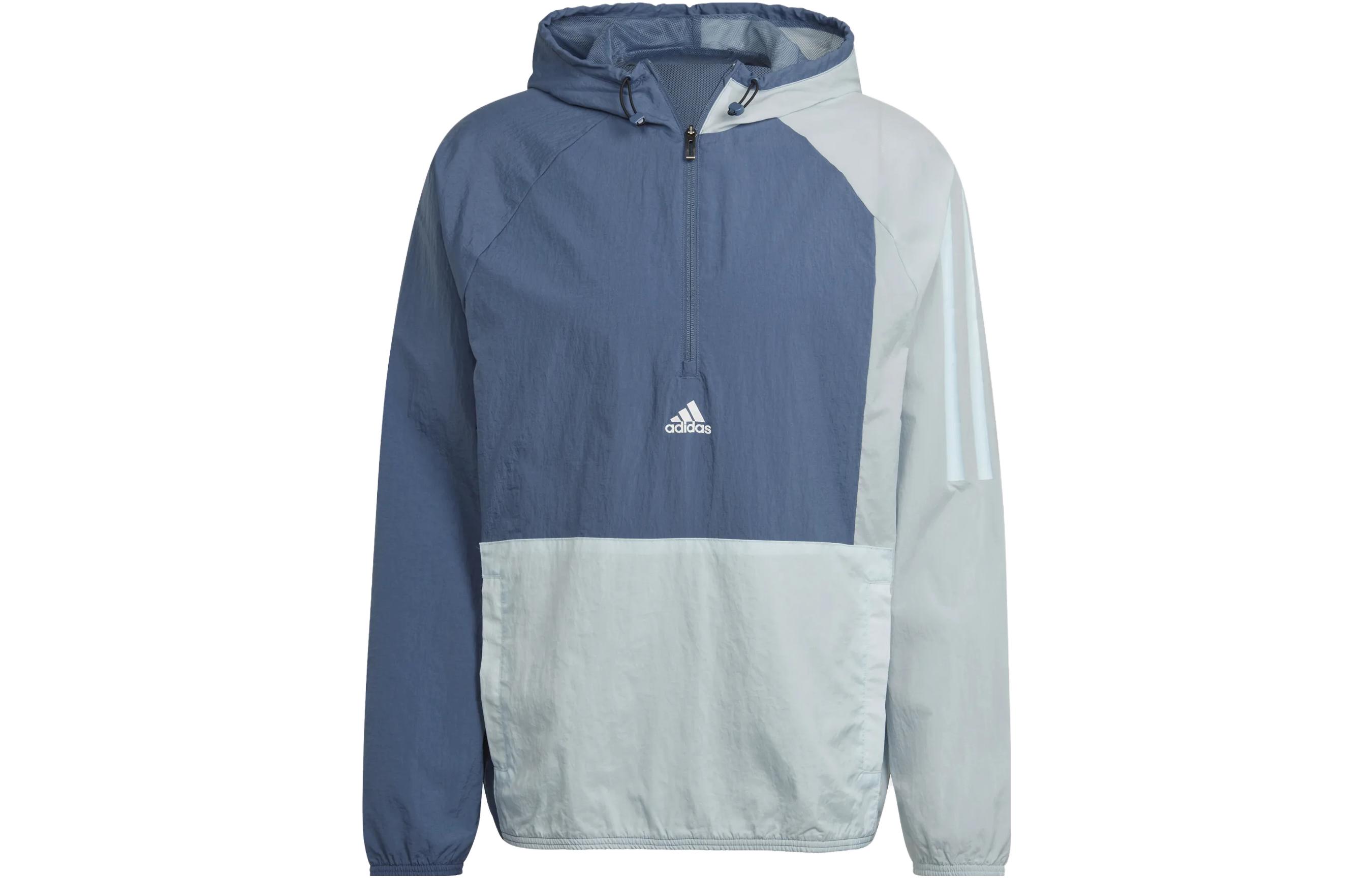 Adidas Jackets Men s Blue Hooded Moderate Other HZ9707 S