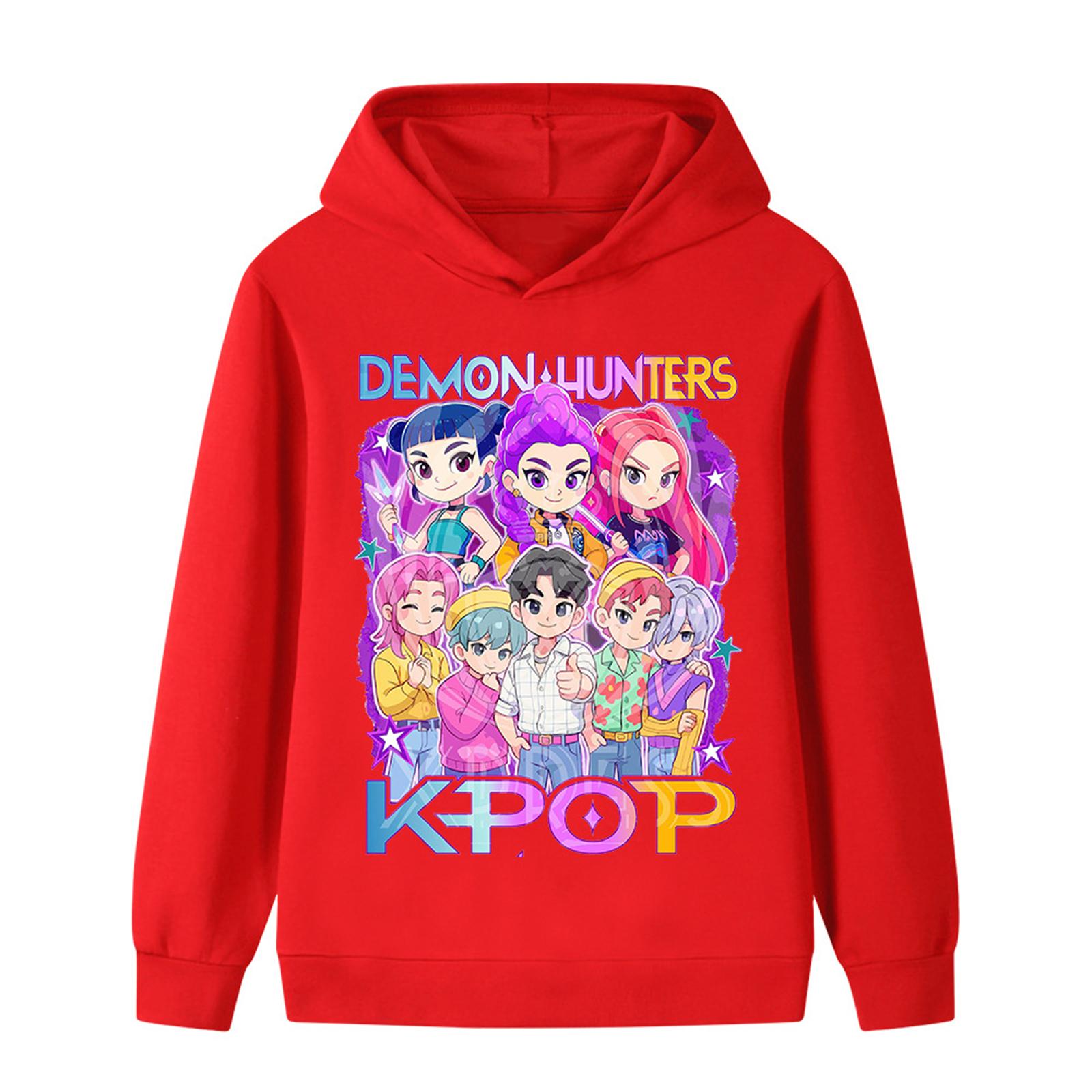 

Girls Hoodies Trendy Graphic Preppy Hooded Sweatshirts 120